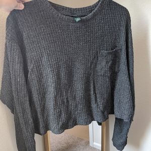 Grey sweater with pocket